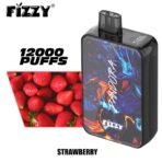 Fizzy vape with strawberry flavor, 12000 puffs.