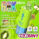 Fizzy Max III vape with six fruit flavors.
