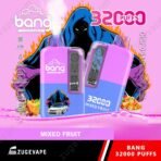 Disposable vape with 32000 puffs, mixed fruit flavor.