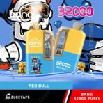Bang disposable vape Red Bull flavor, 32000 puffs.