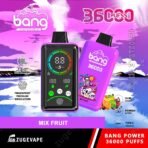 Disposable vape with 36000 puffs and mix fruit flavor.