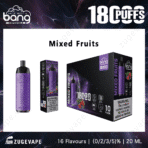 Bang vape 18,000 puffs, mixed fruits flavor.