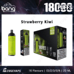 Strawberry Kiwi vape box with 18 puffs displayed.