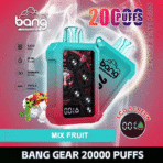 Bang disposable vape 20,000 puffs, mix fruit flavor