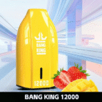 Bang King 12000 vape with strawberries and mango