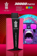 Disposable vape device, 30000 puffs, strawberry watermelon flavor.