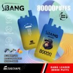 Bang Leader vape, 80000 puffs, three flavors.