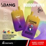 S.Bang vape, 80000 puffs, triple flavor options.