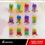 Variety of Bang vape flavors, 80000 puffs each.