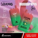 SBang vape with 80000 puffs and three flavors.