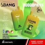 S.Bang vape, 80000 puffs, triple flavors, dual mesh.