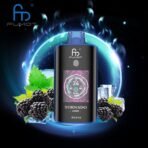 Fumot Tornado vape with blackberry and mint flavor.