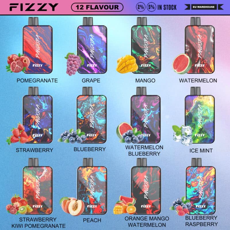Fizzy Pandora 12000 Puffs 12K Vape flavor
