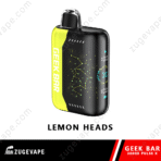 Geek Bar Lemon Heads vape device.