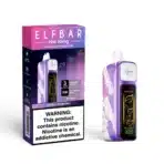Elf Bar Nic King vape with warning label.