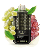 Elf Bar Combo vape with grapes, modern design