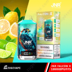 JNR Falcon X Lemon Lime Vape, 18000 puffs.