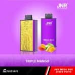 JNR Mega Box vape, triple mango flavor