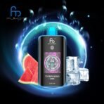 Fumot Tornado vape with watermelon and ice.