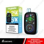 Mr. Goodie vape 50000 puffs, dual mode device.