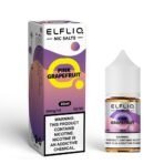 Elfliq Pink Grapefruit nicotine salt e-liquid bottle.