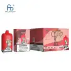 Fumot cherry vape box with monkey logo.