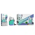 Fumot vaporizer with 10000 puffs and mint flavor.