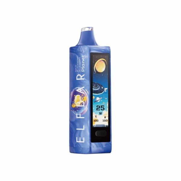 Elf Bar vape with space-themed design.