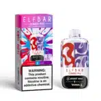 Elfbar Combo Pro vape, strawberry grape flavors.