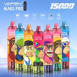 Colorful Vapen Mars Pro vape devices collection.