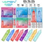 Vapen shisha hookah vape flavors and packaging display.