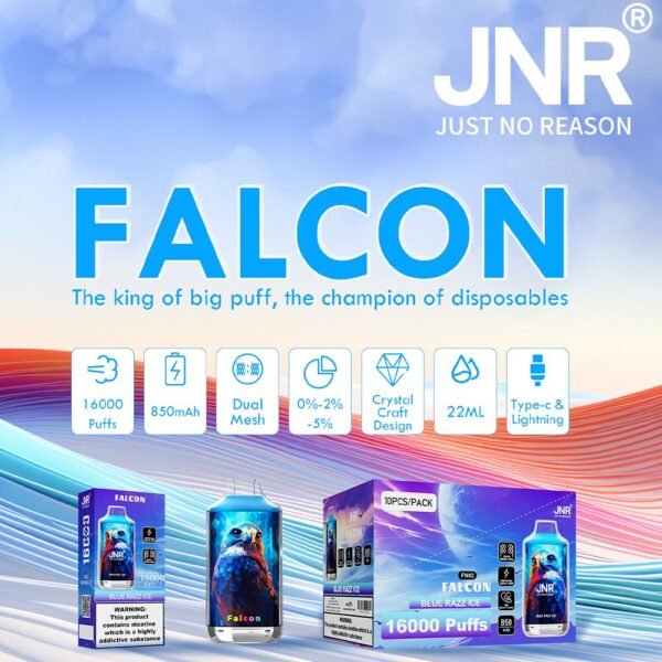 JNR Falcon 16000 Puffs Disposable Vape