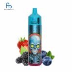 Fumot vape with vibrant skull design and fruits