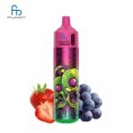 Fumot vape with colorful skull design and fruits.