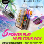 Vozol Vista 20K Puffs Disposable Vape | Dual Mesh with LED Digital Screen