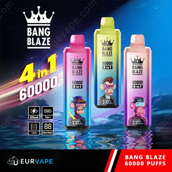 Bang Blaze vape, 4-in-1, 60000 puffs