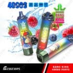 Bang King vape, blueberry raspberry flavor, 40000 puffs.