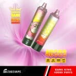 Bang King vape, 40000 puffs, colorful design.